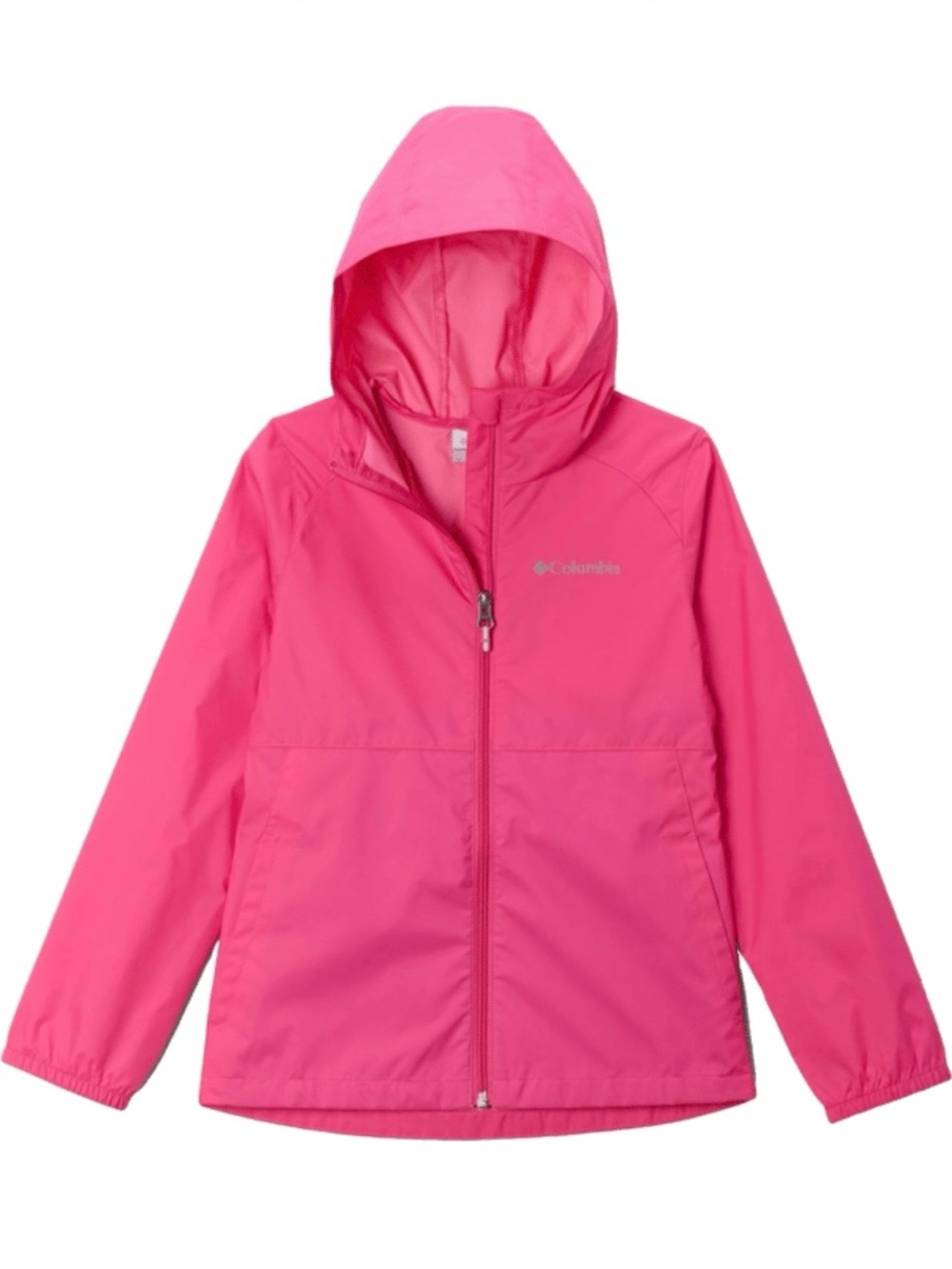 Columbia Girls Switchback II Hooded Rain Jacket Size XS 6/6X